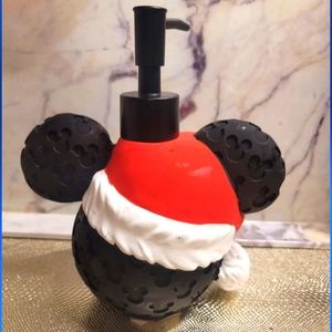 Disney Mickey Santa Ears Large Soap Dispenser